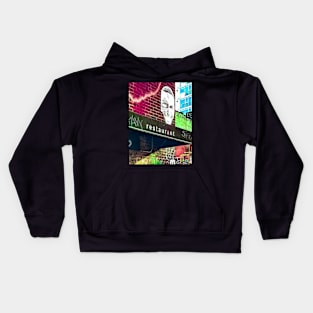 Lower Manhattan Graffiti Street Art New York City Kids Hoodie